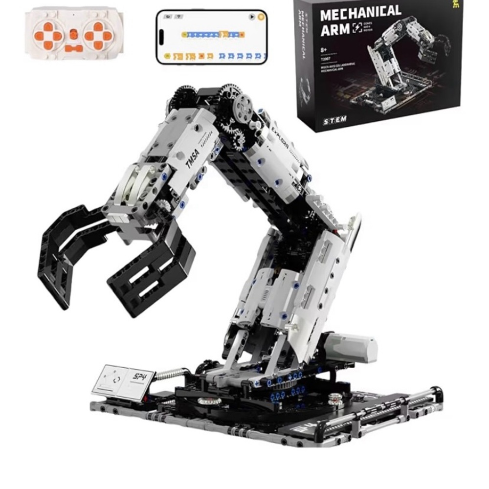 Mechanical Arm Building Kit - Black and White